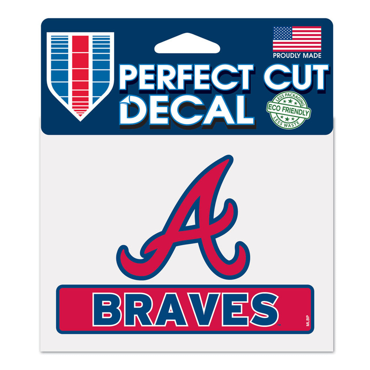 Atlanta Braves Decal 4.5x5.75 Perfect Cut Color - Sports Collectibles, Sports Memorabilia, Sports Fan Shop, Sports Gifts