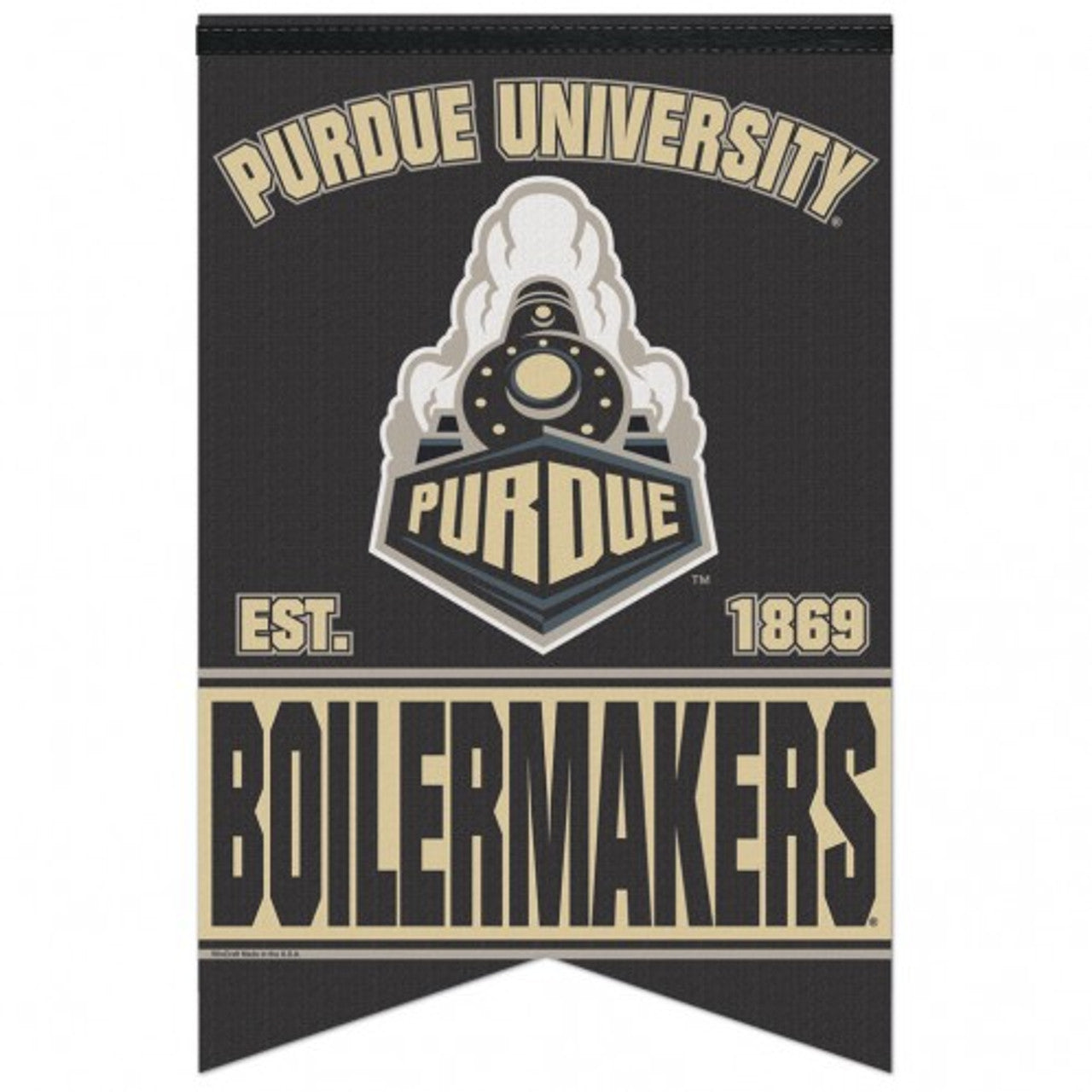 Purdue Boilermakers Banner 17x26 Pennant Style Premium Felt - Sports Collectibles, Sports Memorabilia, Sports Fan Shop, Sports Gifts