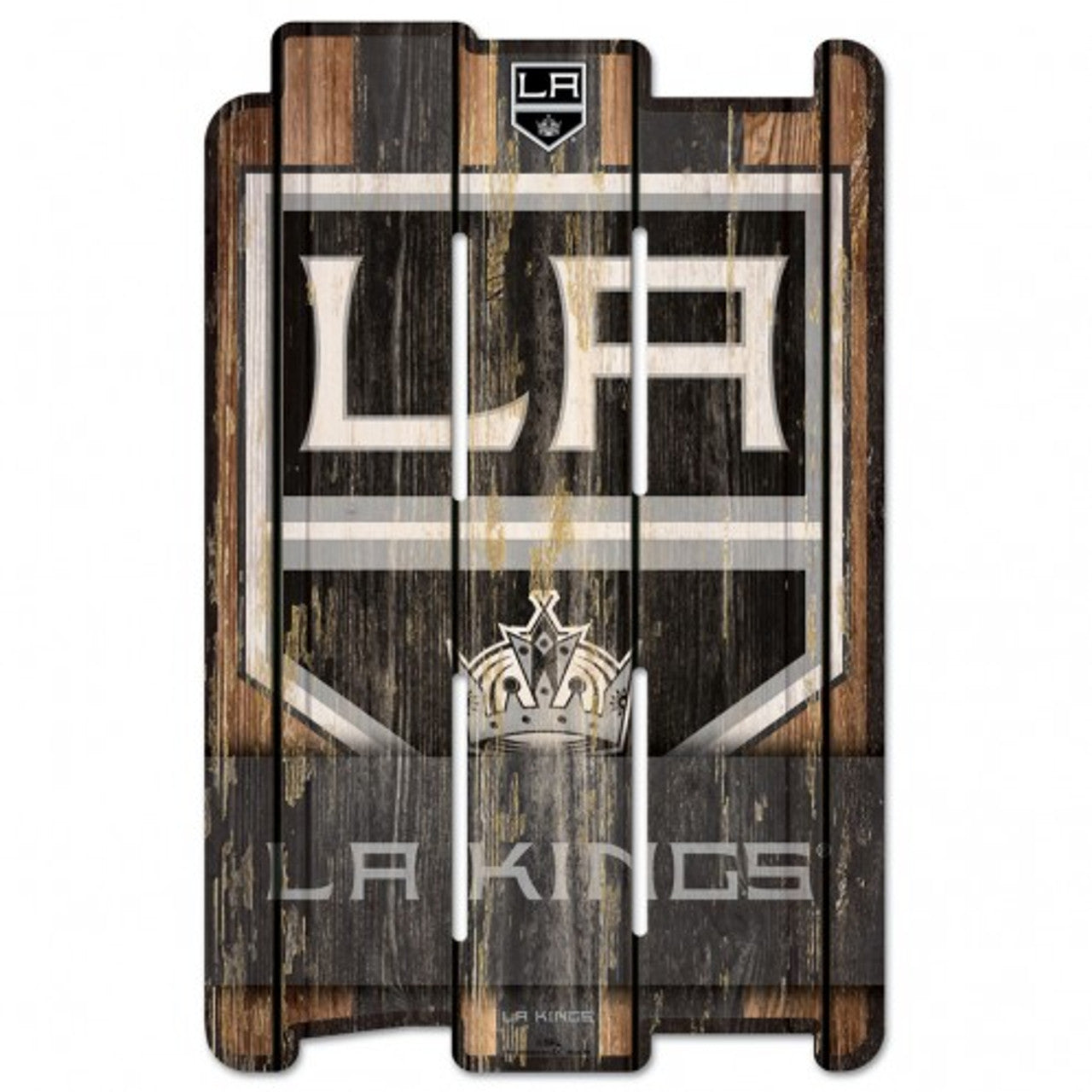 Los Angeles Kings Sign 11x17 Wood Fence Style - Special Order - Sports Collectibles, Sports Memorabilia, Sports Fan Shop, Sports Gifts