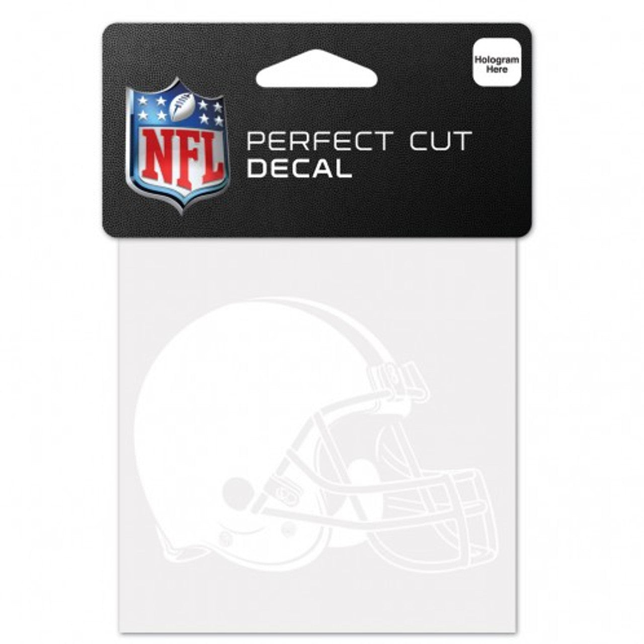 Cleveland Browns Decal 4x4 Perfect Cut White - Sports Collectibles, Sports Memorabilia, Sports Fan Shop, Sports Gifts
