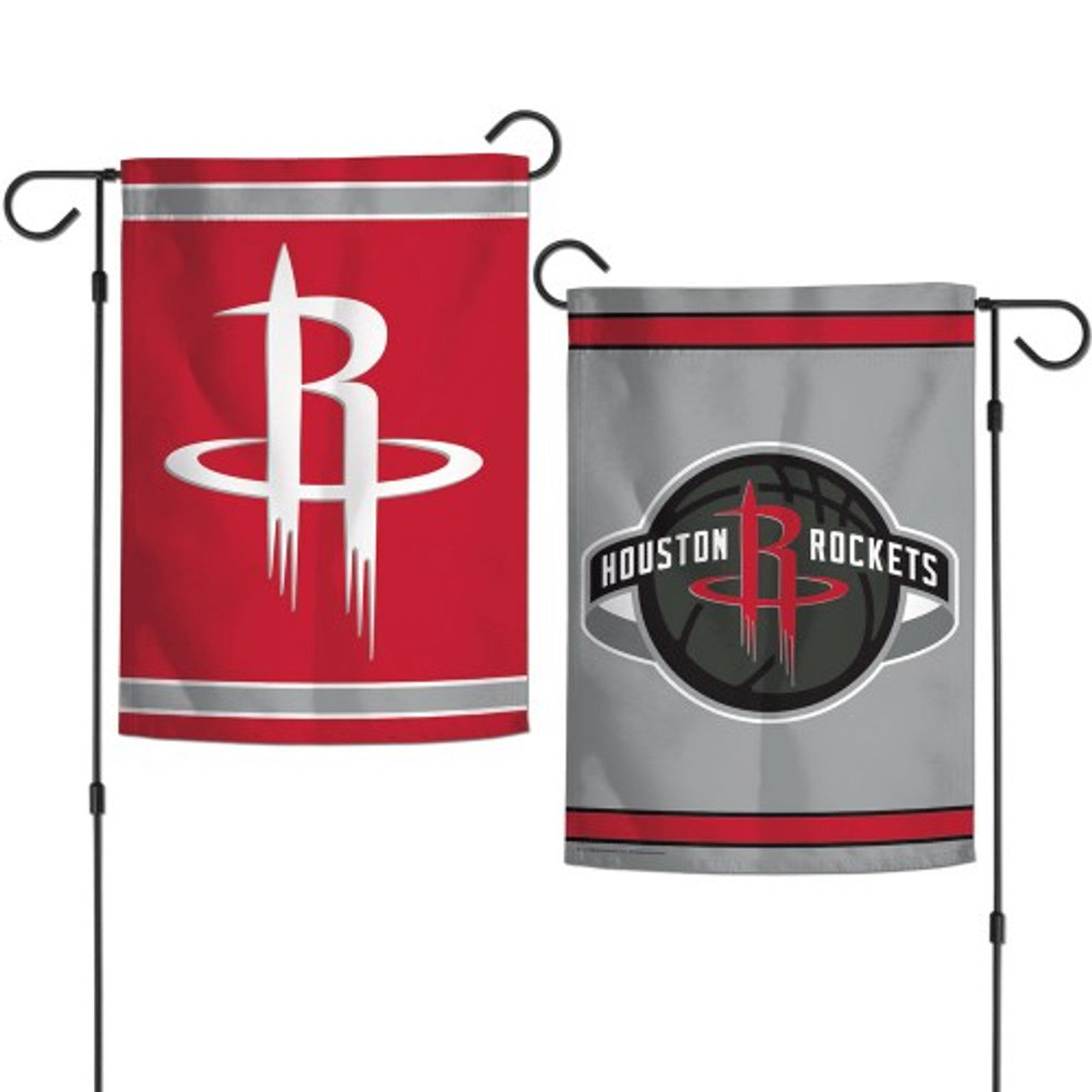 Houston Rockets Flag 12x18 Garden Style 2 Sided - Sports Collectibles, Sports Memorabilia, Sports Fan Shop, Sports Gifts
