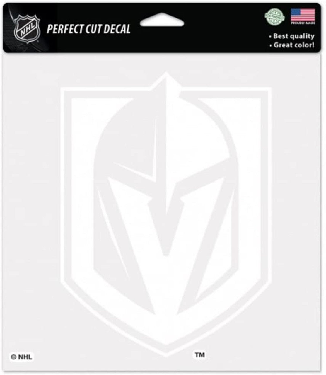 Vegas Golden Knights Decal 4x4 Perfect Cut White - Sports Collectibles, Sports Memorabilia, Sports Fan Shop, Sports Gifts