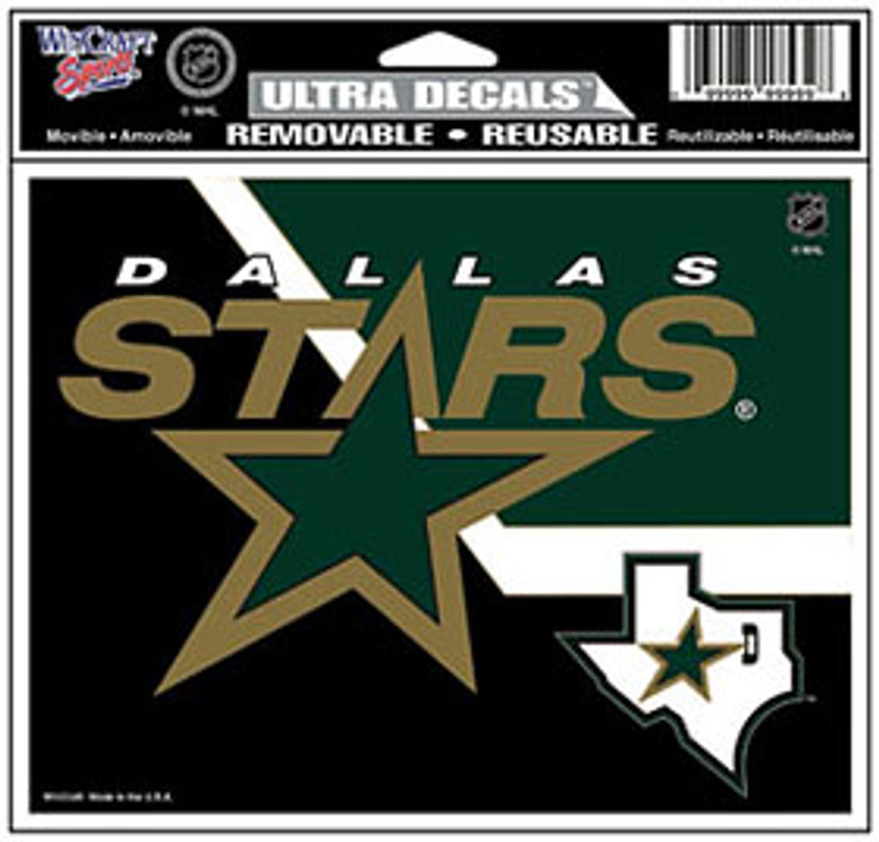 Dallas Stars Decal 5x6 Ultra Color - Special Order - Sports Collectibles, Sports Memorabilia, Sports Fan Shop, Sports Gifts