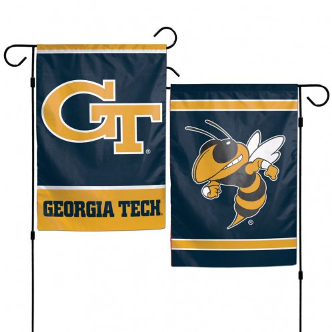 Georgia Tech Yellow Jackets Flag 12x18 Garden Style 2 Sided - Sports Collectibles, Sports Memorabilia, Sports Fan Shop, Sports Gifts