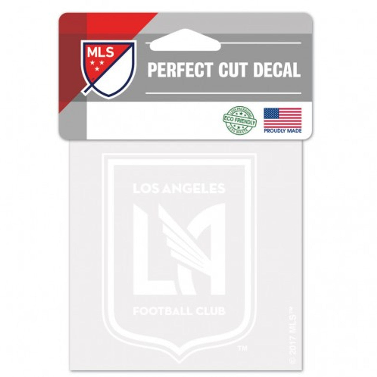 Los Angeles FC Decal 4x4 Perfect Cut White - Sports Collectibles, Sports Memorabilia, Sports Fan Shop, Sports Gifts