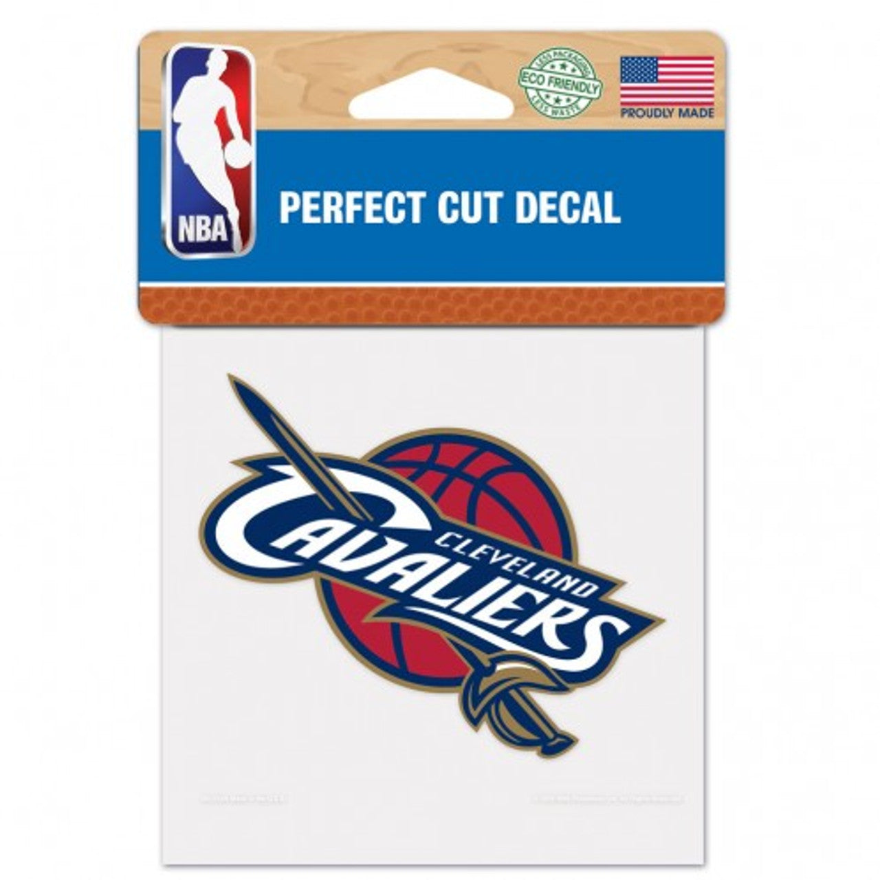 Cleveland Cavaliers Decal 4x4 Perfect Cut Color - Sports Collectibles, Sports Memorabilia, Sports Fan Shop, Sports Gifts
