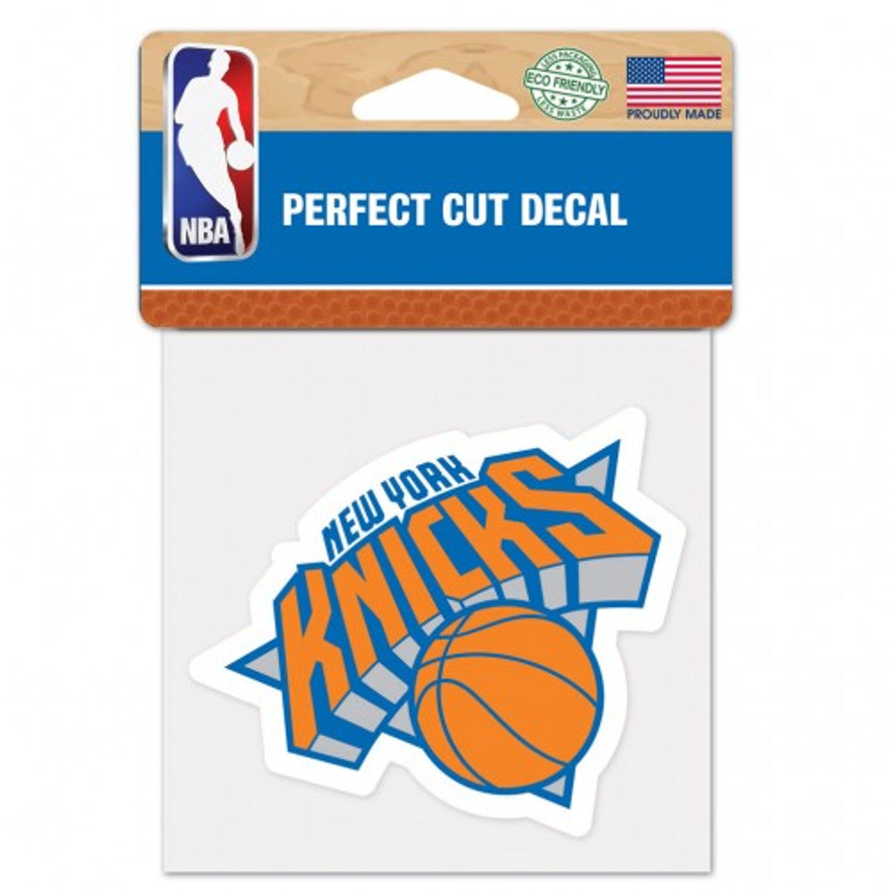 New York Knicks Decal 4x4 Perfect Cut Color - Sports Collectibles, Sports Memorabilia, Sports Fan Shop, Sports Gifts