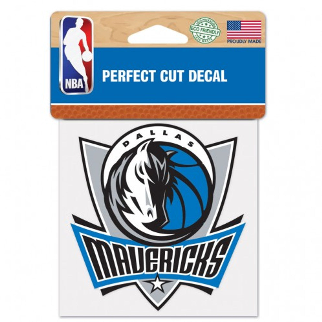 Dallas Mavericks Decal 4x4 Perfect Cut Color - Sports Collectibles, Sports Memorabilia, Sports Fan Shop, Sports Gifts