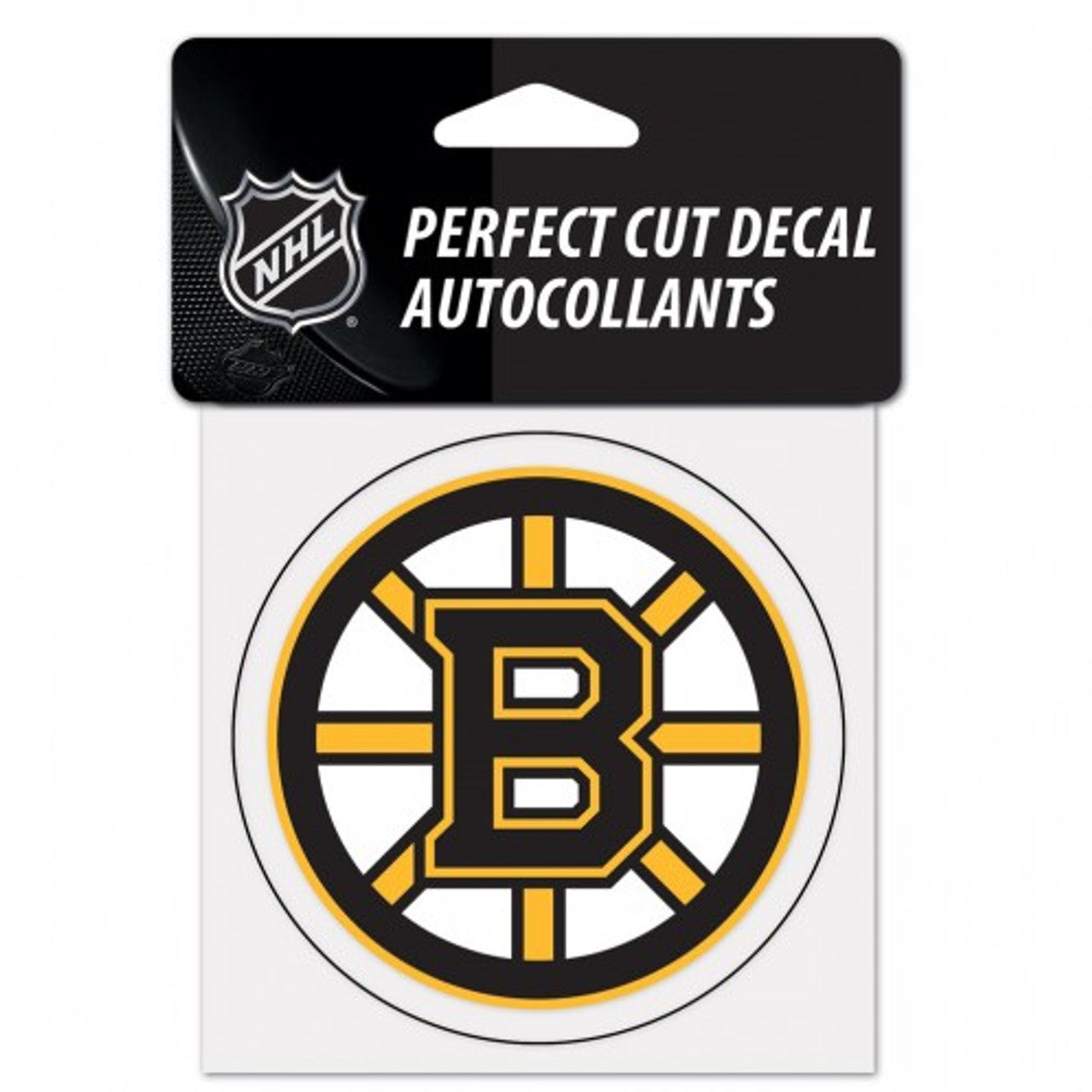 Boston Bruins Decal 4x4 Perfect Cut Color - Sports Collectibles, Sports Memorabilia, Sports Fan Shop, Sports Gifts