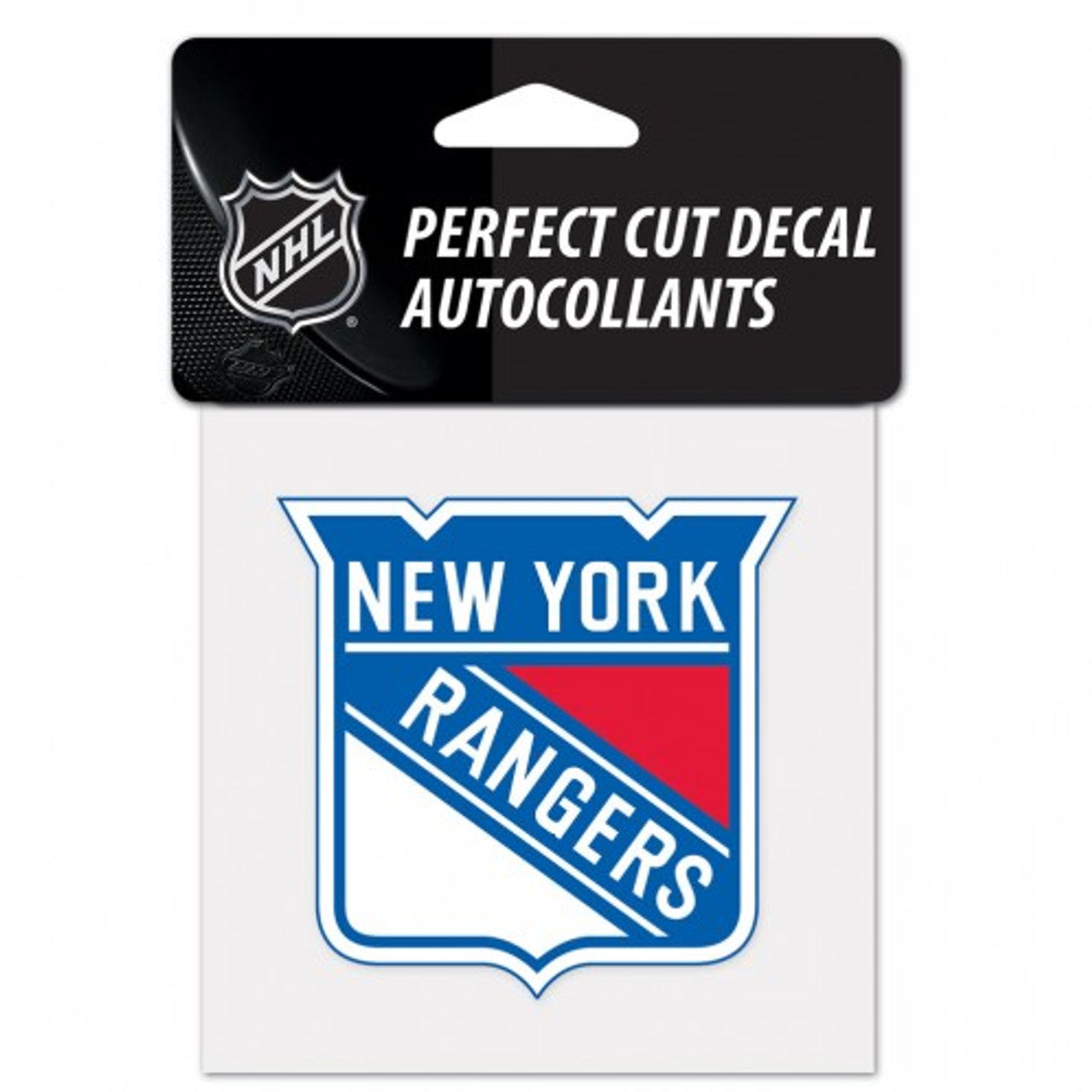 New York Rangers Decal 4x4 Perfect Cut Color - Sports Collectibles, Sports Memorabilia, Sports Fan Shop, Sports Gifts