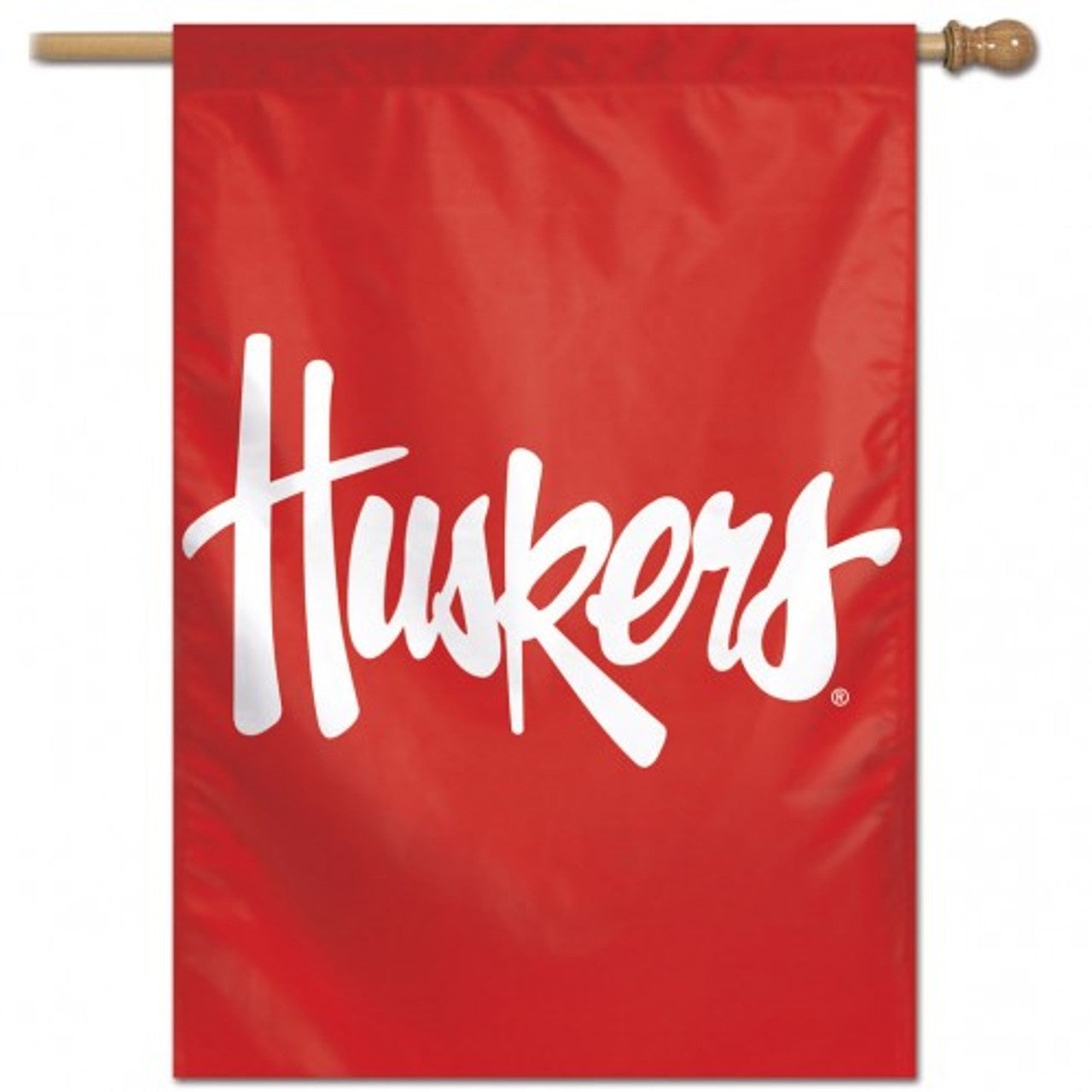 Nebraska Cornhuskers Banner 28x40 Vertical Logo Design - Sports Collectibles, Sports Memorabilia, Sports Fan Shop, Sports Gifts