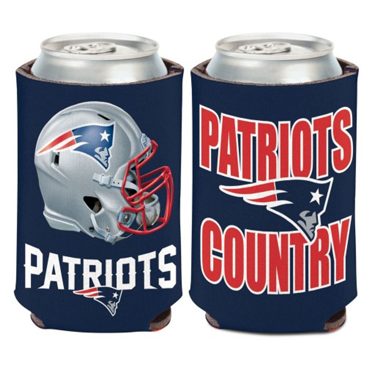 New England Patriots Can Cooler Slogan Design - Sports Collectibles, Sports Memorabilia, Sports Fan Shop, Sports Gifts