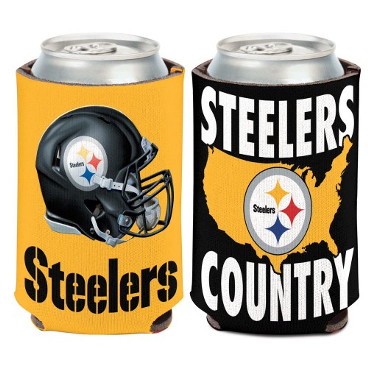 Pittsburgh Steelers Can Cooler Slogan Design - Sports Collectibles, Sports Memorabilia, Sports Fan Shop, Sports Gifts