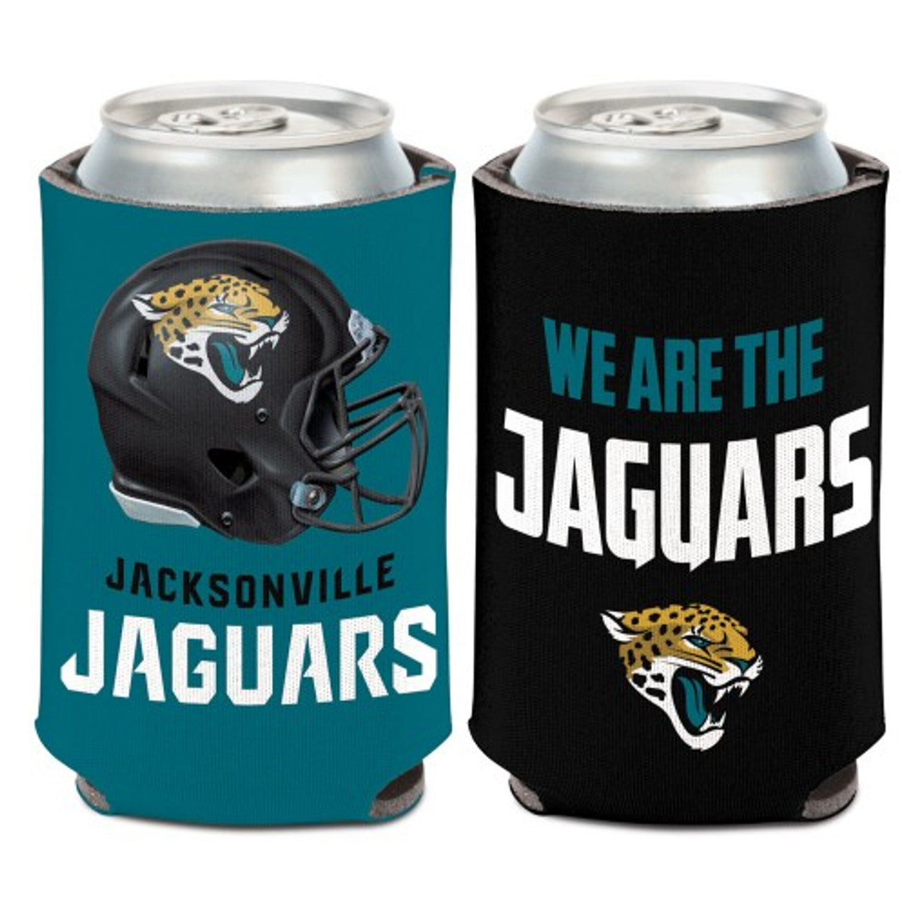 Jacksonville Jaguars Can Cooler Slogan Design - Sports Collectibles, Sports Memorabilia, Sports Fan Shop, Sports Gifts