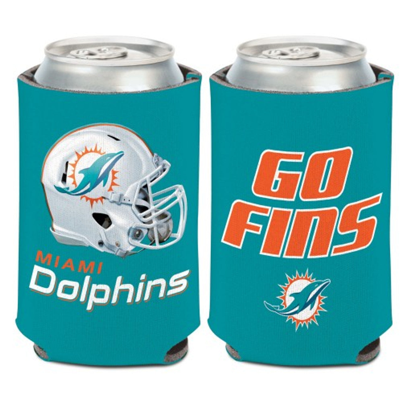 Miami Dolphins Can Cooler Slogan Design - Sports Collectibles, Sports Memorabilia, Sports Fan Shop, Sports Gifts