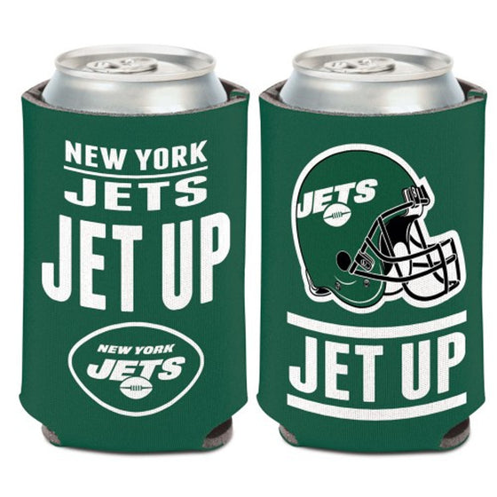 New York Jets Can Cooler Slogan Design - Sports Collectibles, Sports Memorabilia, Sports Fan Shop, Sports Gifts