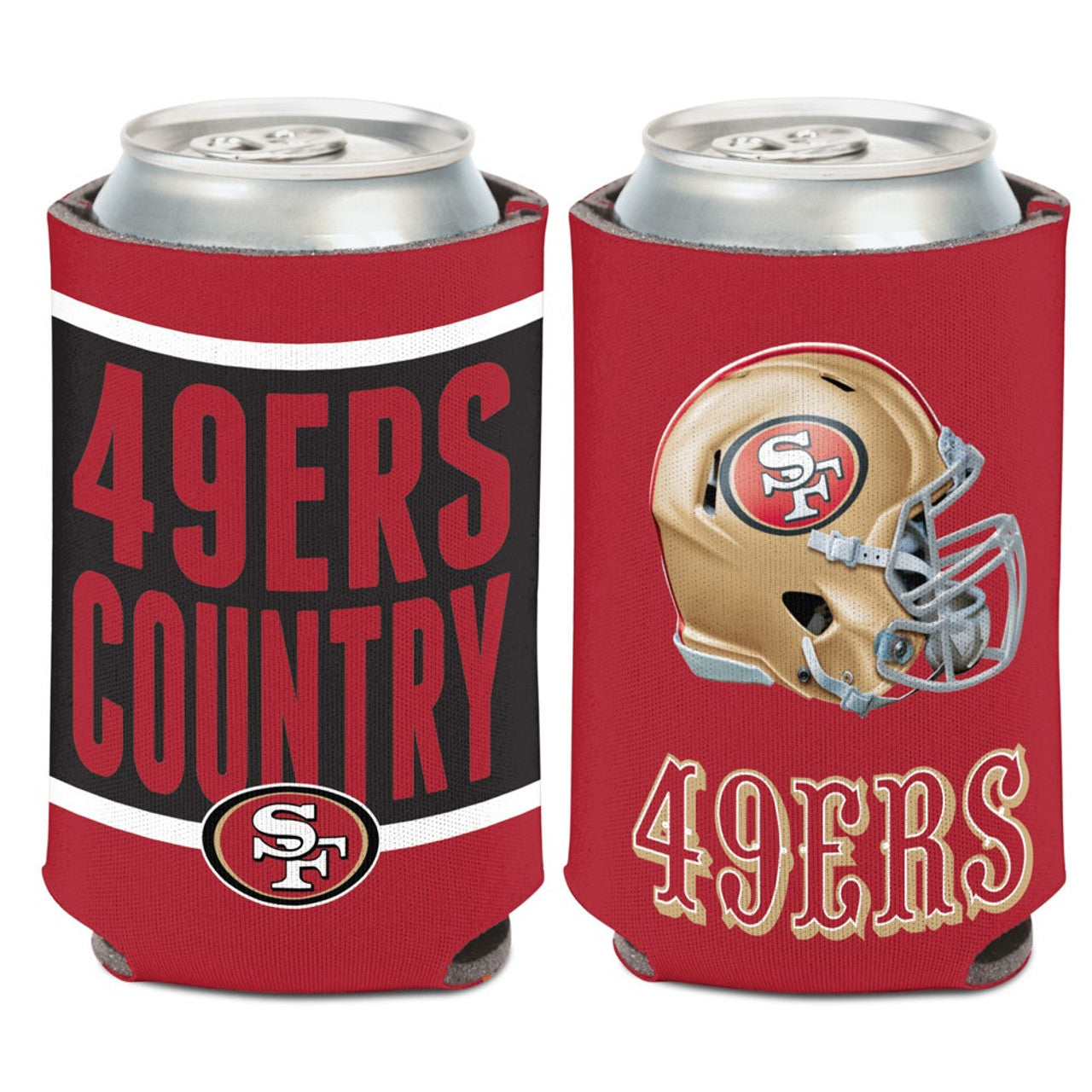 San Francisco 49ers Can Cooler Slogan Design - Sports Collectibles, Sports Memorabilia, Sports Fan Shop, Sports Gifts