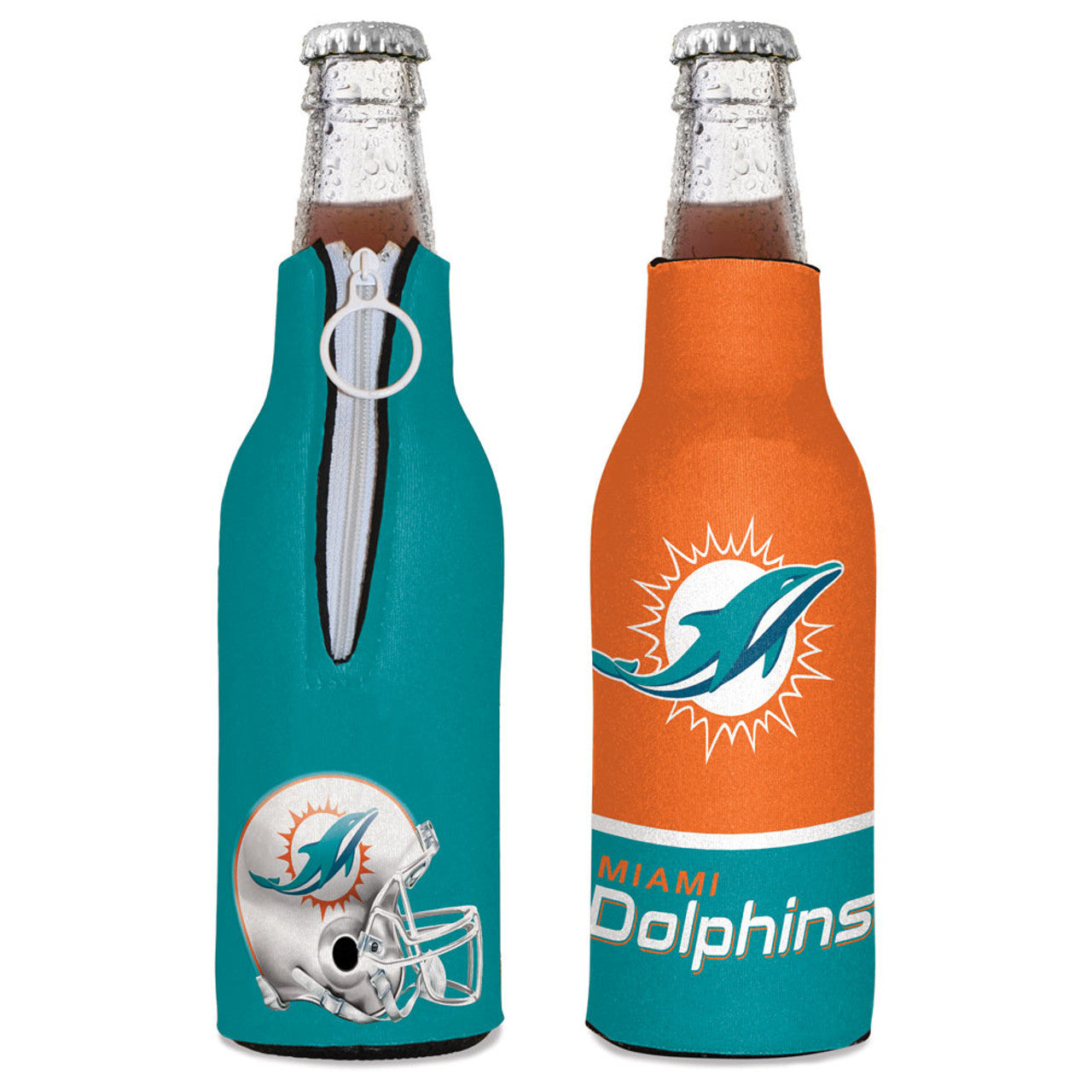 Miami Dolphins Bottle Cooler - Sports Collectibles, Sports Memorabilia, Sports Fan Shop, Sports Gifts