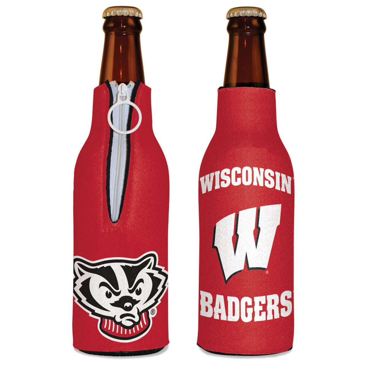 Wisconsin Badgers Bottle Cooler - Sports Collectibles, Sports Memorabilia, Sports Fan Shop, Sports Gifts