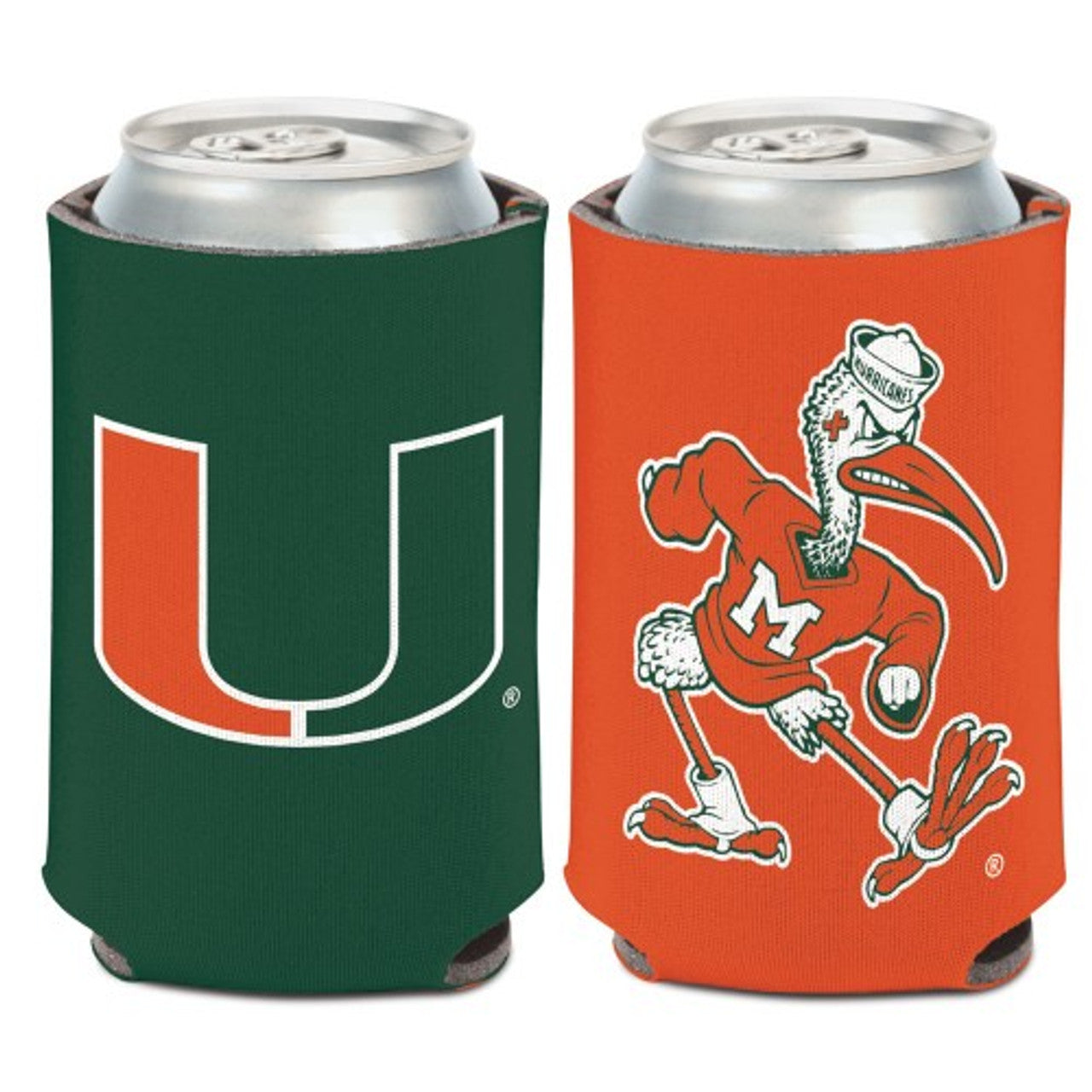 Miami Hurricanes Can Cooler - Sports Collectibles, Sports Memorabilia, Sports Fan Shop, Sports Gifts