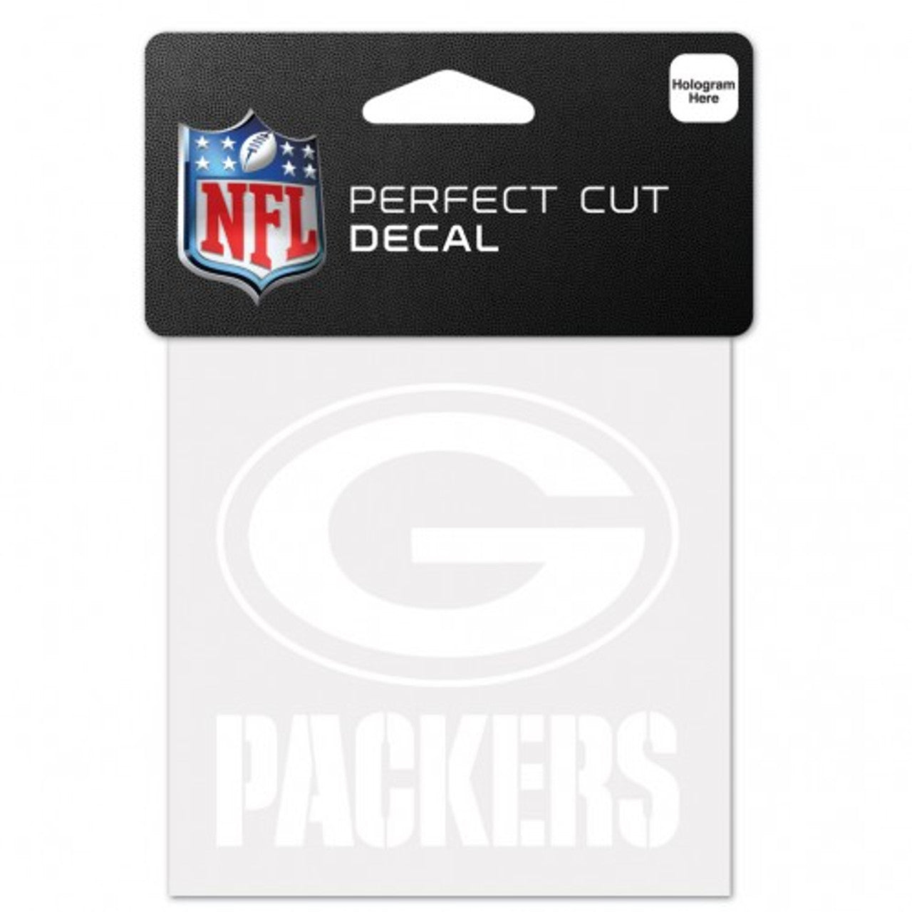 Green Bay Packers Decal 4x4 Perfect Cut White - Sports Collectibles, Sports Memorabilia, Sports Fan Shop, Sports Gifts