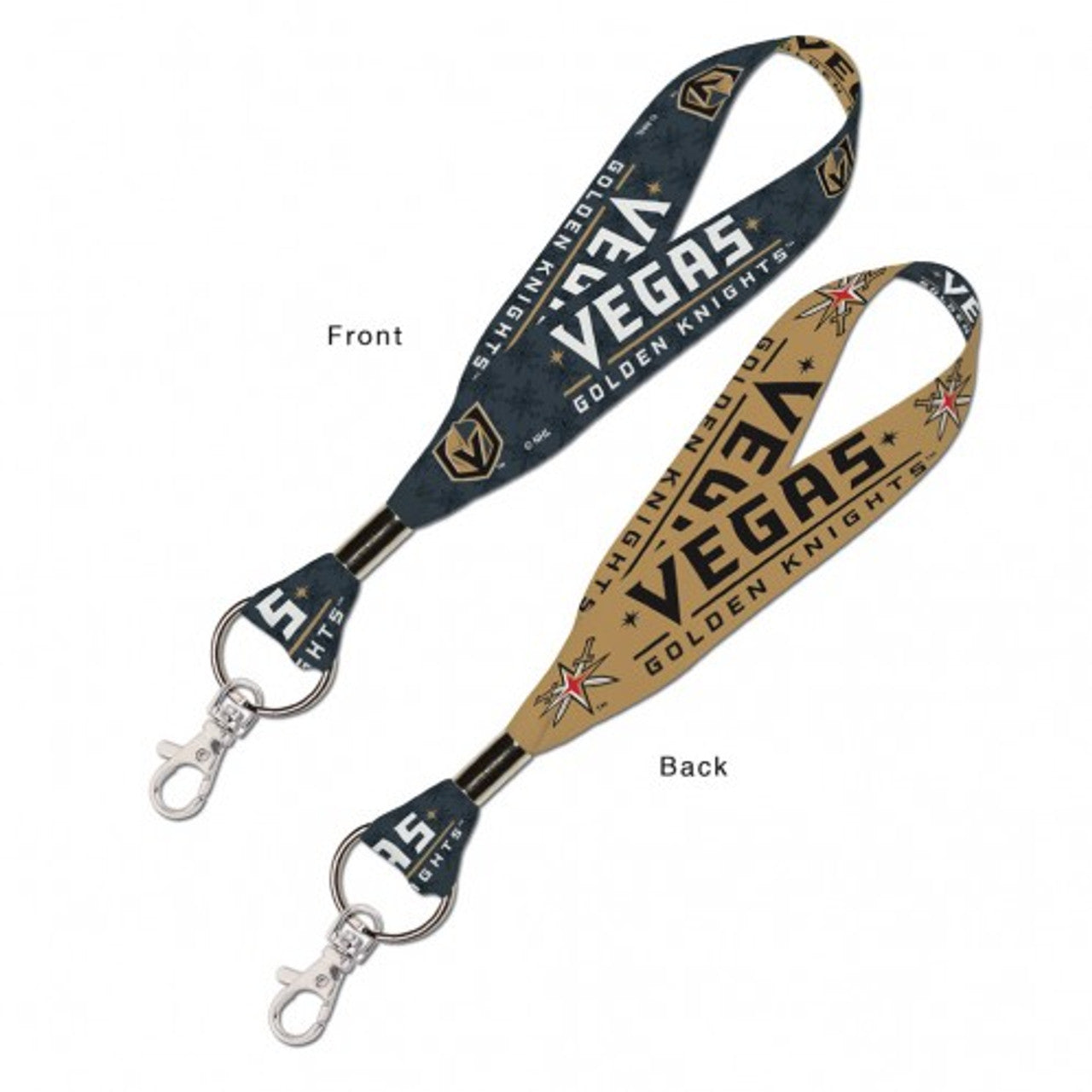 Vegas Golden Knights Key Strap 1 Inch - Sports Collectibles, Sports Memorabilia, Sports Fan Shop, Sports Gifts