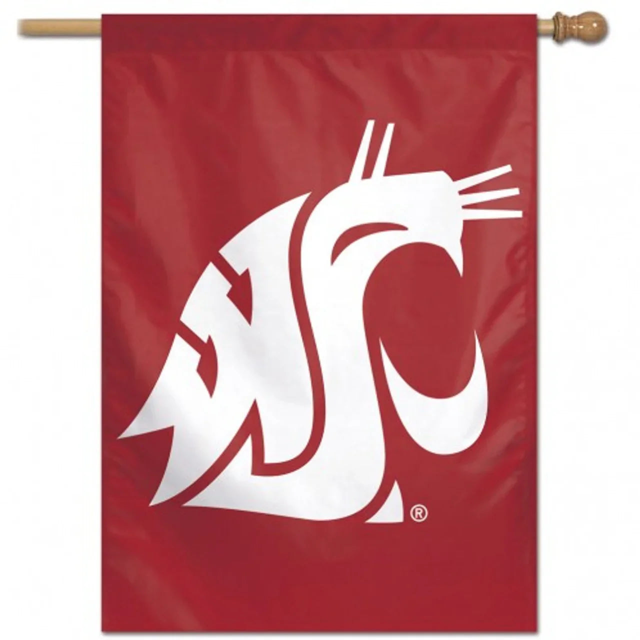 Washington State Cougars Banner 28x40 Vertical Alternate Design (CDG) - 757 Sports Collectibles
