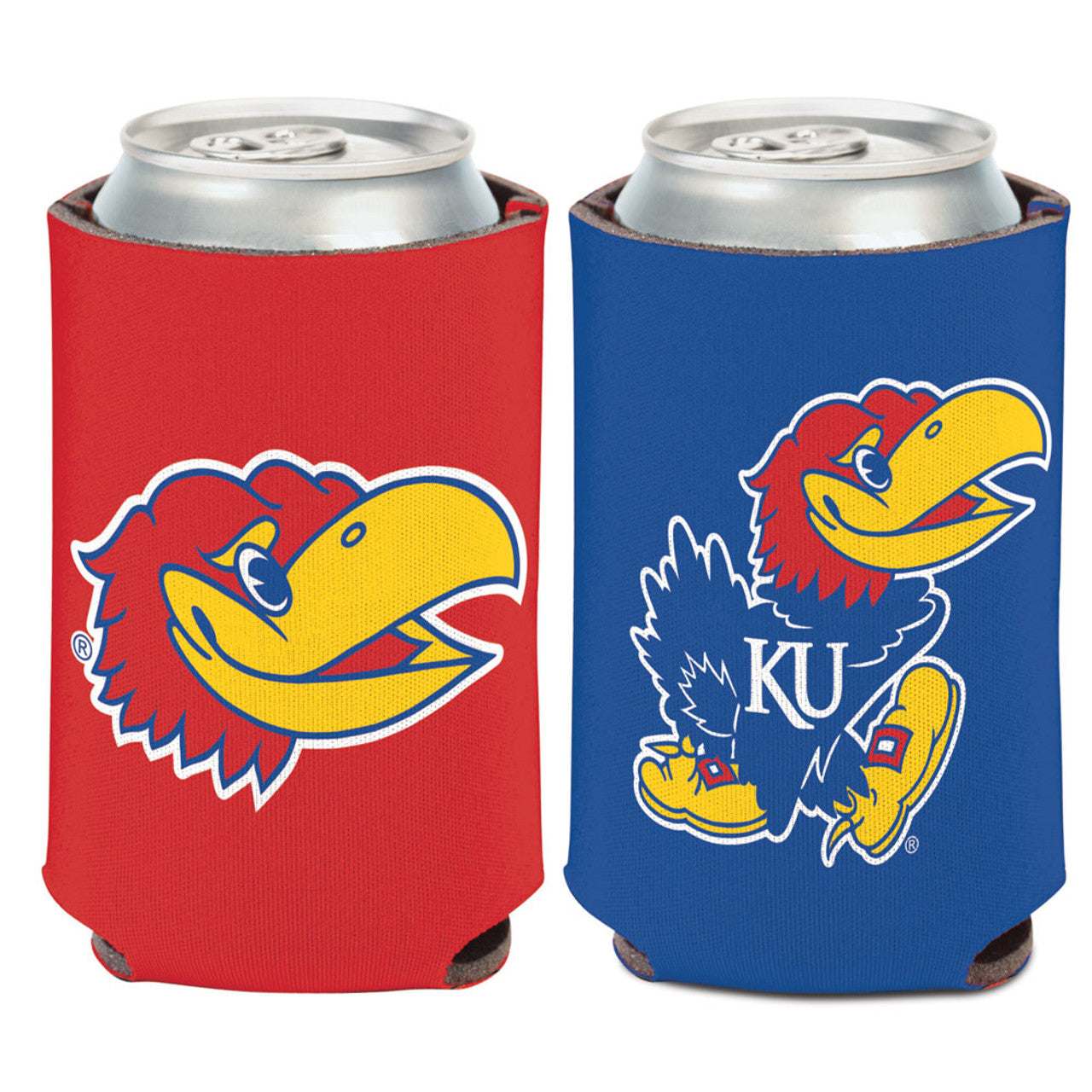 Kansas Jayhawks Can Cooler - Sports Collectibles, Sports Memorabilia, Sports Fan Shop, Sports Gifts