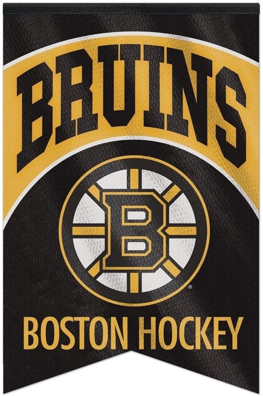 Boston Bruins Banner 17x26 Pennant Style Premium Felt - Sports Collectibles, Sports Memorabilia, Sports Fan Shop, Sports Gifts