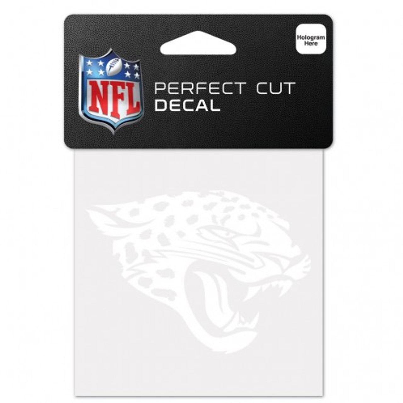 Jacksonville Jaguars Decal 4x4 Perfect Cut White - Sports Collectibles, Sports Memorabilia, Sports Fan Shop, Sports Gifts