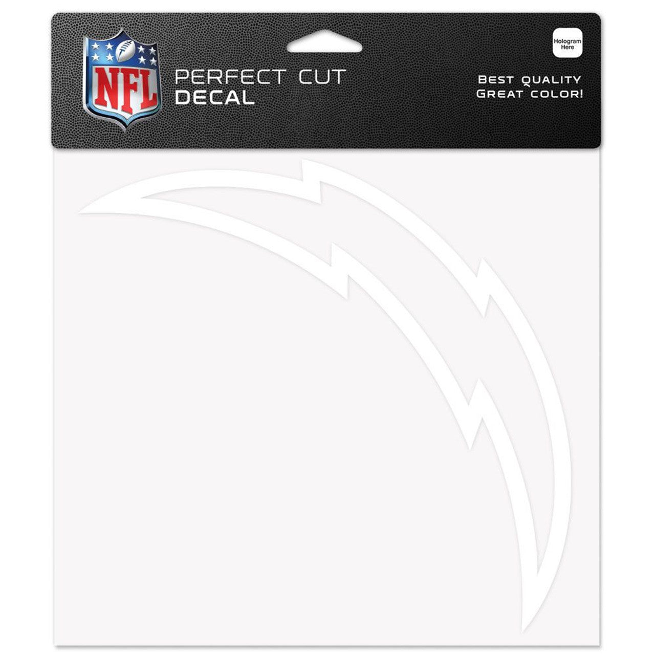 Los Angeles Chargers Decal 8x8 Perfect Cut White - Sports Collectibles, Sports Memorabilia, Sports Fan Shop, Sports Gifts