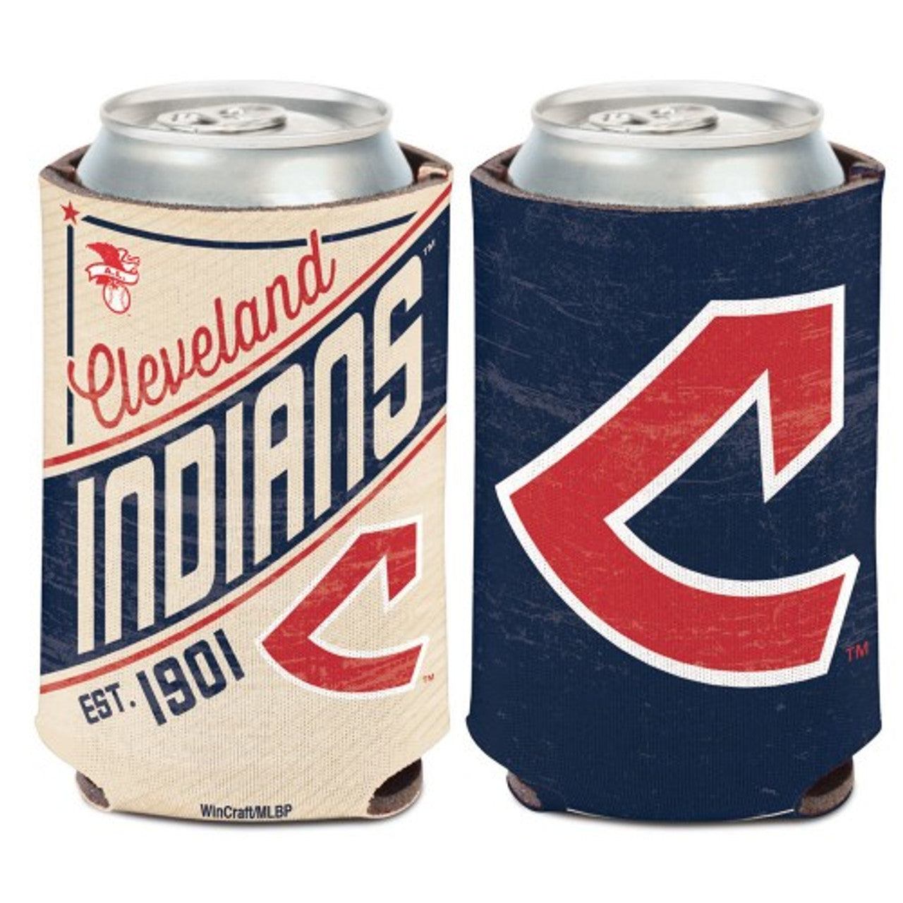 Cleveland Indians Can Cooler Vintage Design Special Order - Sports Collectibles, Sports Memorabilia, Sports Fan Shop, Sports Gifts