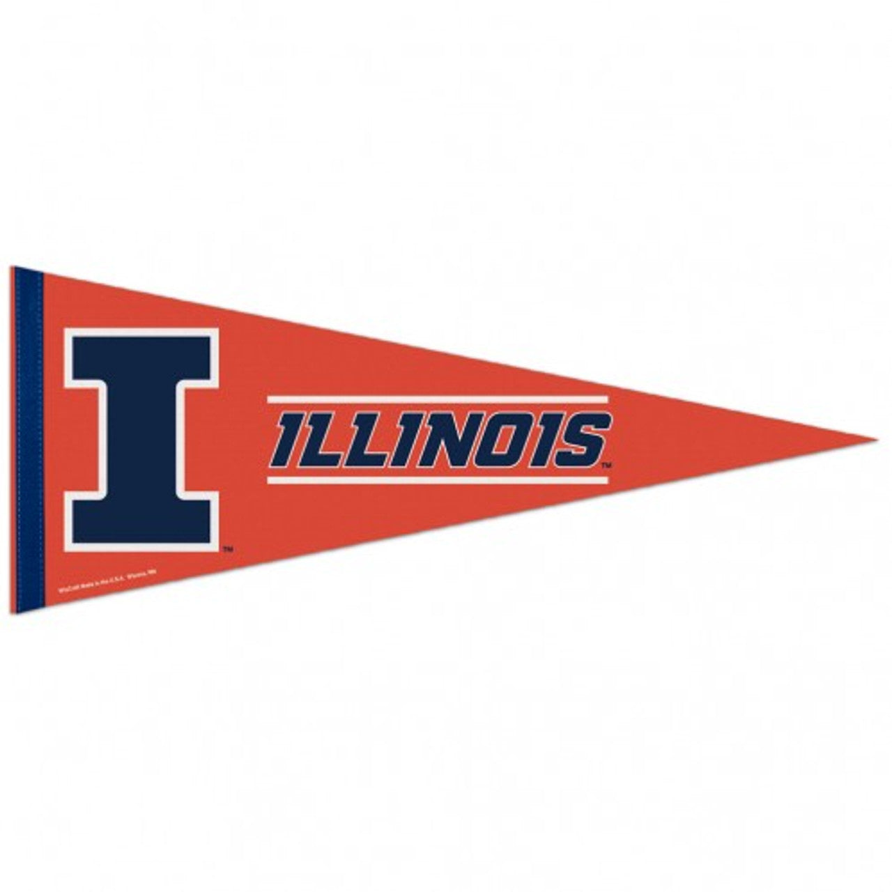 Illinois Fighting Illini Pennant 12x30 Premium Style - Sports Collectibles, Sports Memorabilia, Sports Fan Shop, Sports Gifts