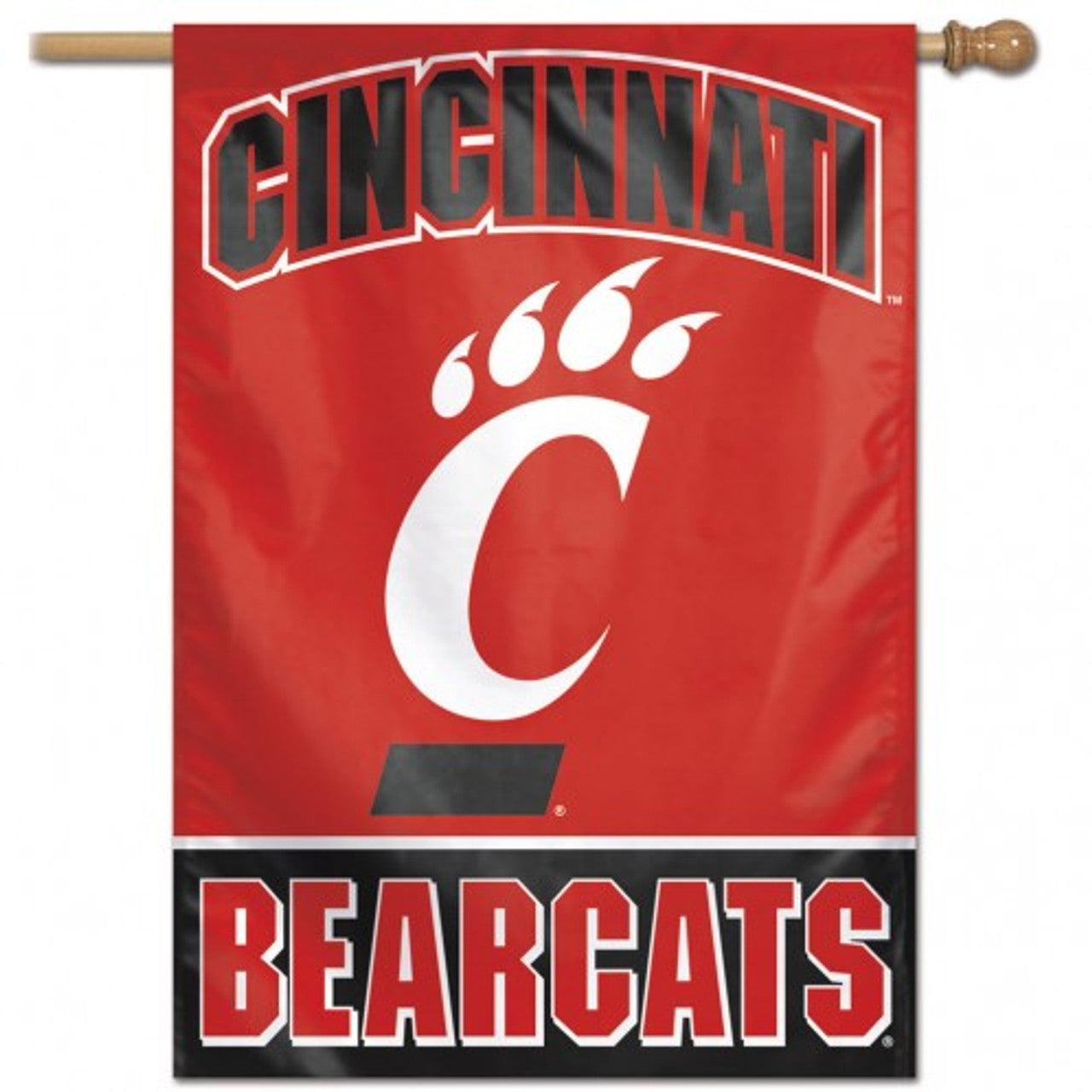 Cincinnati Bearcats Banner 28x40 Vertical - Special Order - Sports Collectibles, Sports Memorabilia, Sports Fan Shop, Sports Gifts