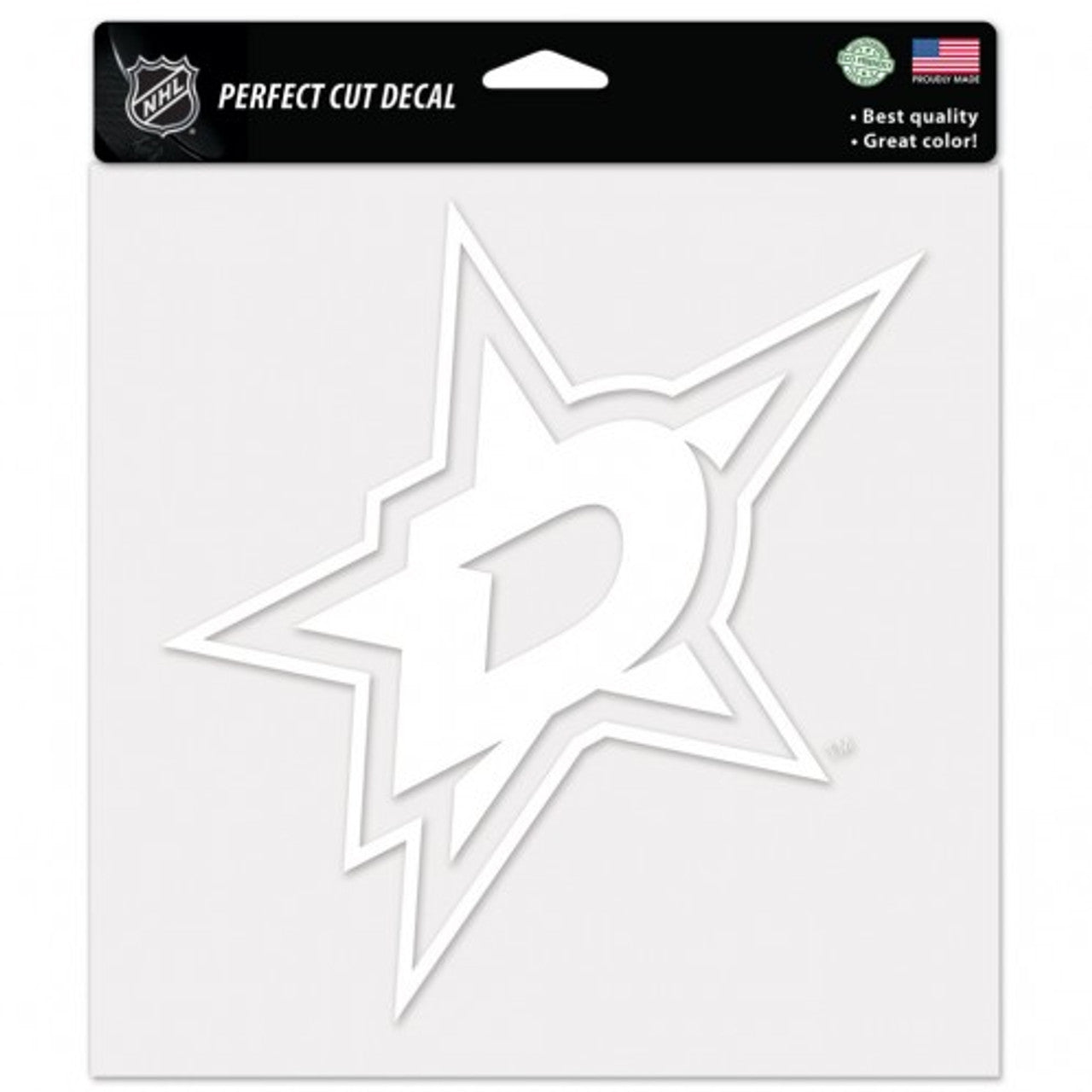 Dallas Stars Decal 8x8 Perfect Cut White - Special Order - Sports Collectibles, Sports Memorabilia, Sports Fan Shop, Sports Gifts
