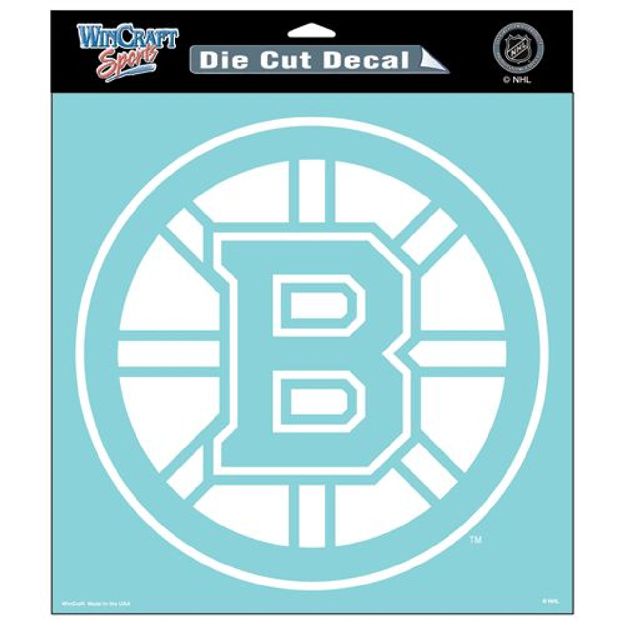 Boston Bruins Decal 8x8 Perfect Cut White - Sports Collectibles, Sports Memorabilia, Sports Fan Shop, Sports Gifts