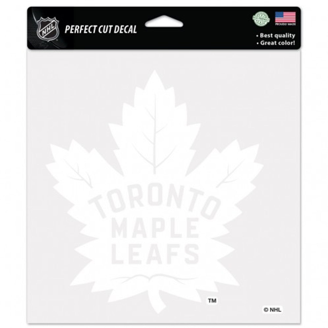 Toronto Maple Leafs Decal 8x8 Perfect Cut White - Sports Collectibles, Sports Memorabilia, Sports Fan Shop, Sports Gifts