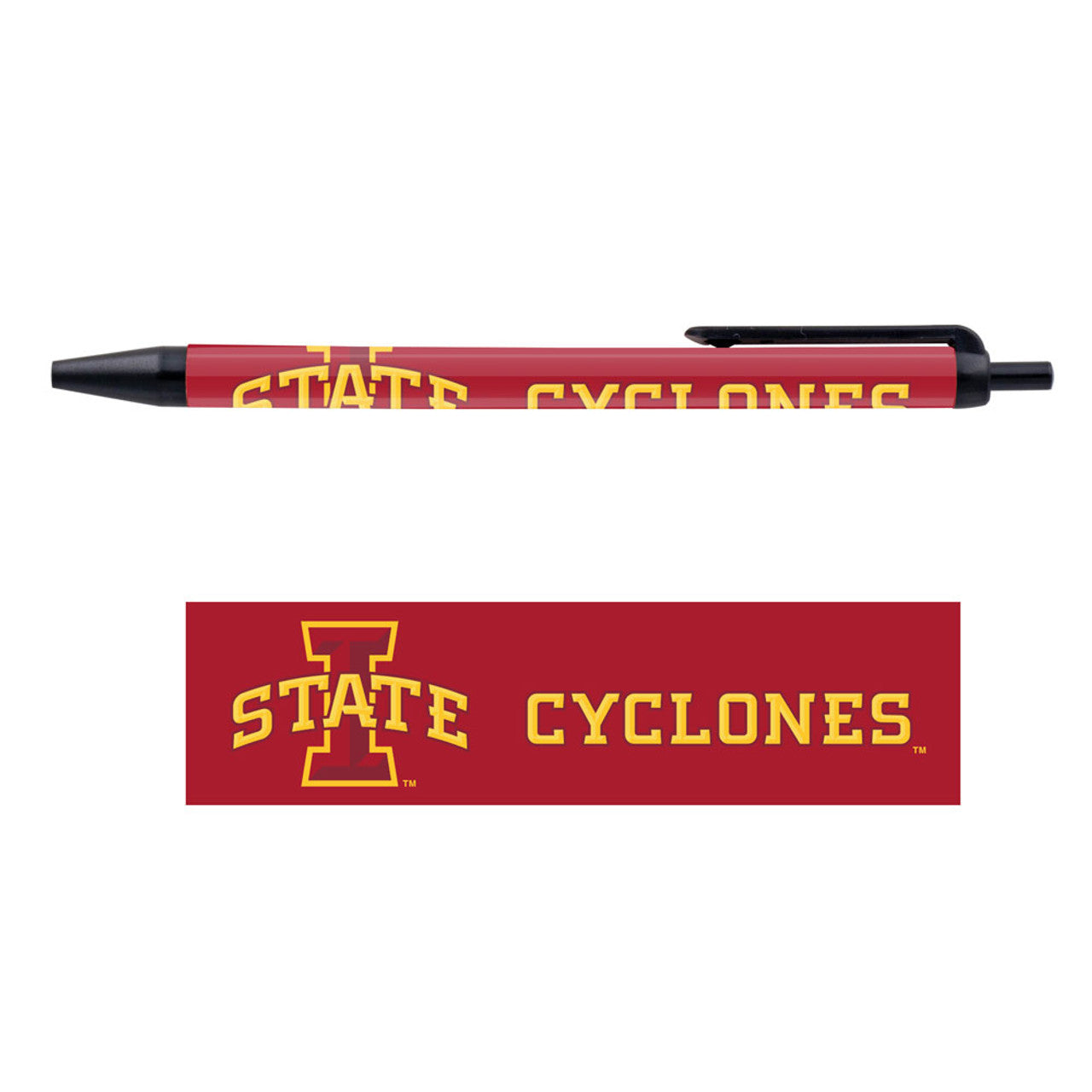 Iowa State Cyclones Pens 5 Pack - Sports Collectibles, Sports Memorabilia, Sports Fan Shop, Sports Gifts