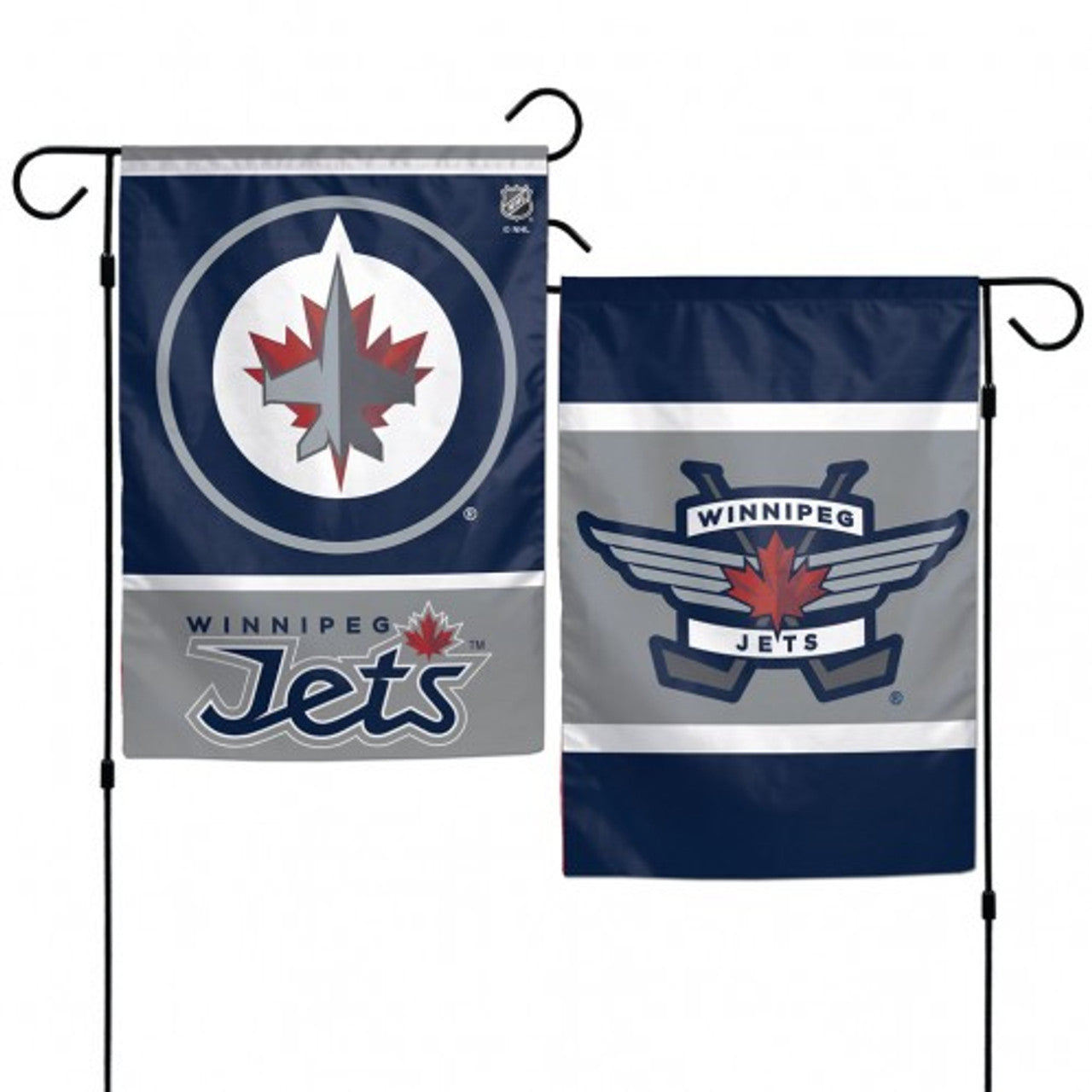 Winnipeg Jets Flag 12x18 Garden Style 2 Sided - Special Order - Sports Collectibles, Sports Memorabilia, Sports Fan Shop, Sports Gifts