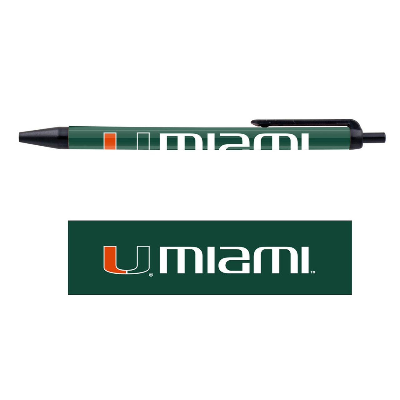 Miami Hurricanes Pens 5 Pack - Sports Collectibles, Sports Memorabilia, Sports Fan Shop, Sports Gifts