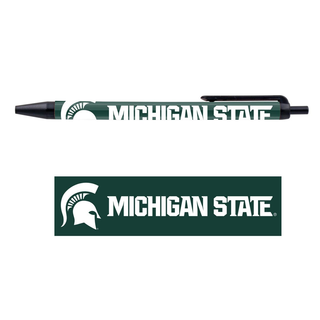 Michigan State Spartans Pens 5 Pack - Sports Collectibles, Sports Memorabilia, Sports Fan Shop, Sports Gifts