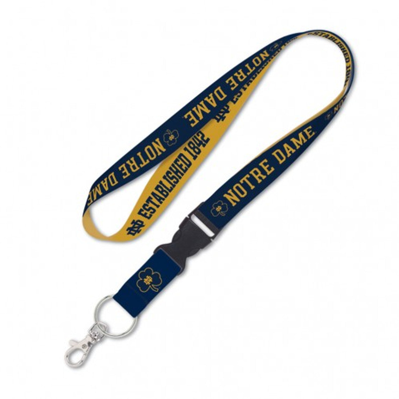 Notre Dame Fighting Irish Lanyard with Detachable Buckle - Sports Collectibles, Sports Memorabilia, Sports Fan Shop, Sports Gifts