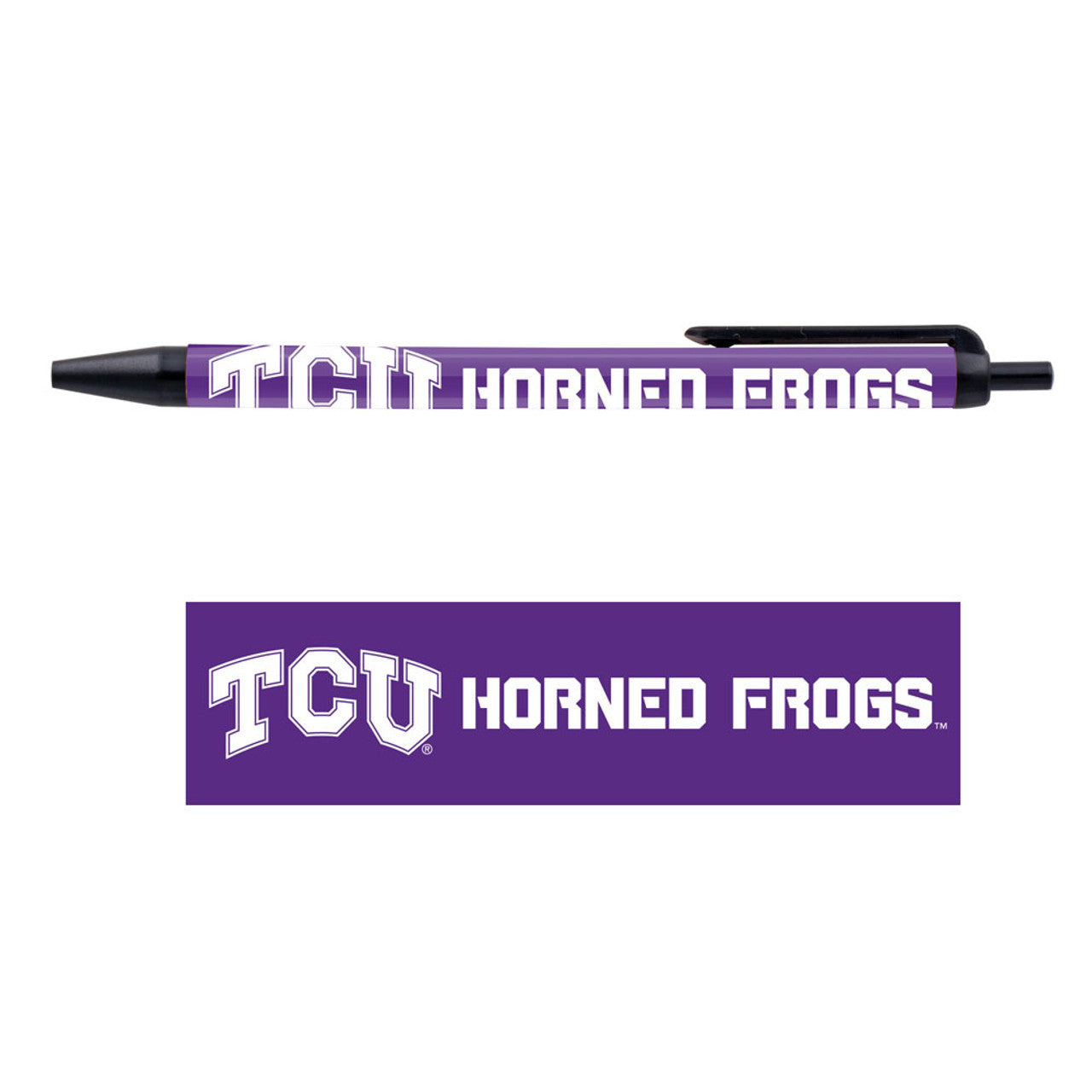 TCU Horned Frogs Pens 5 Pack - Sports Collectibles, Sports Memorabilia, Sports Fan Shop, Sports Gifts