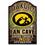 Iowa Hawkeyes Wood Sign - Fan Cave (CDG) - 757 Sports Collectibles