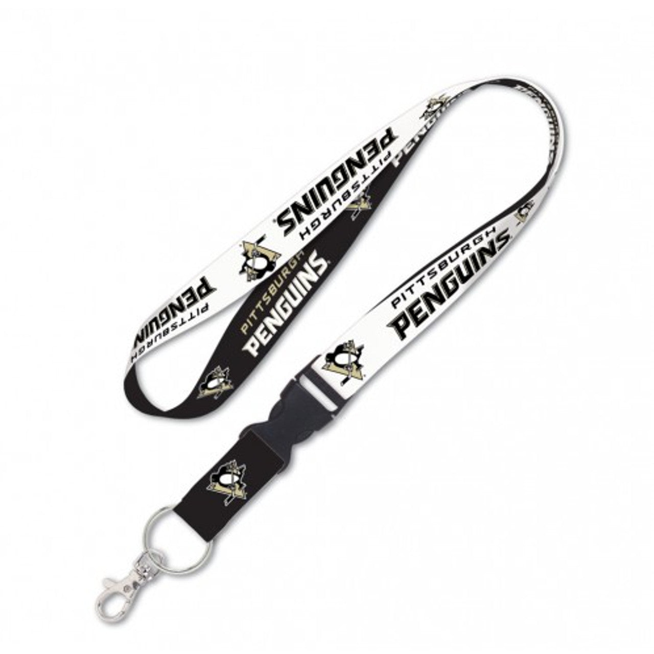 Pittsburgh Penguins Lanyard with Detachable Buckle - Sports Collectibles, Sports Memorabilia, Sports Fan Shop, Sports Gifts