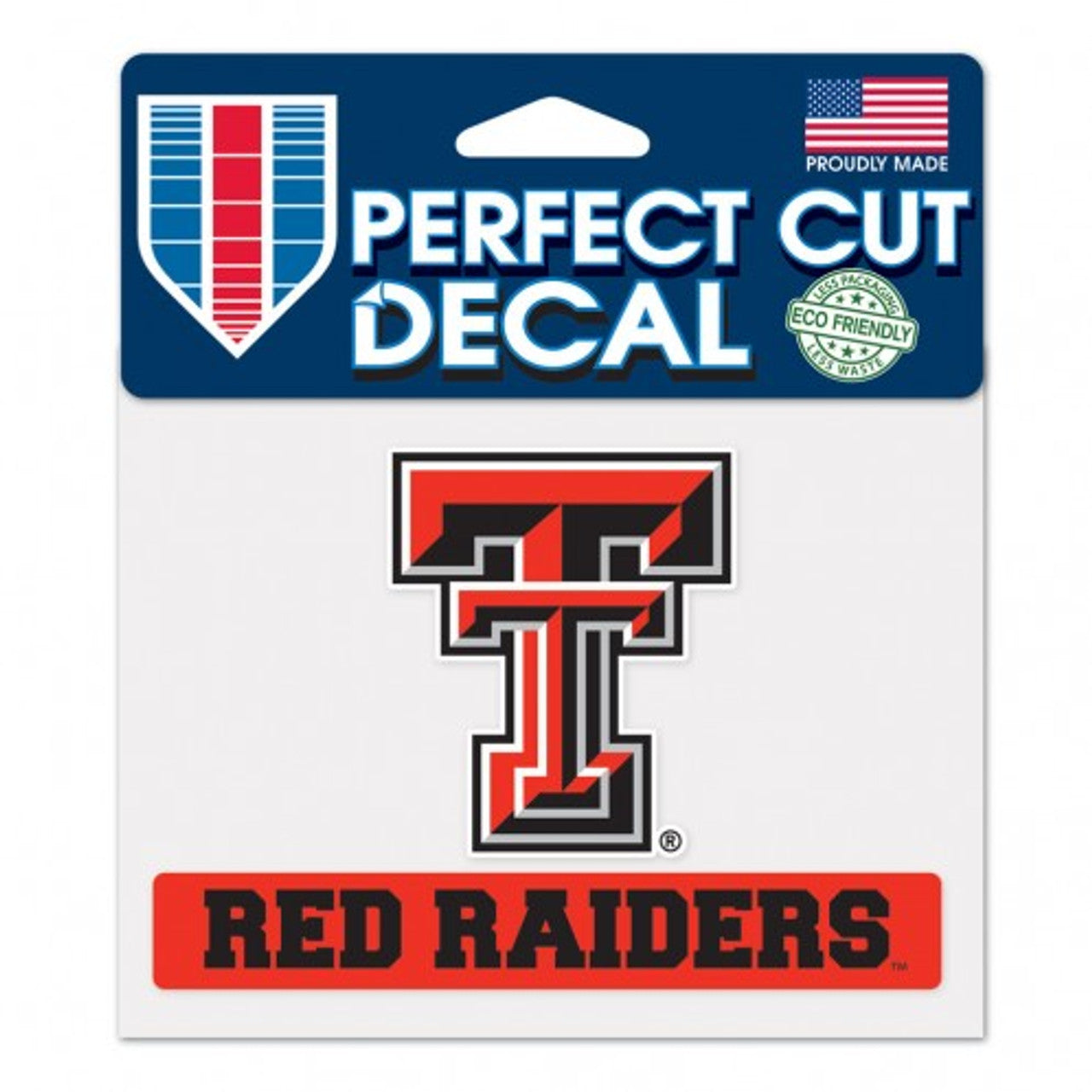 Texas Tech Red Raiders Decal 4.5x5.75 Perfect Cut Color - Special Order - Sports Collectibles, Sports Memorabilia, Sports Fan Shop, Sports Gifts