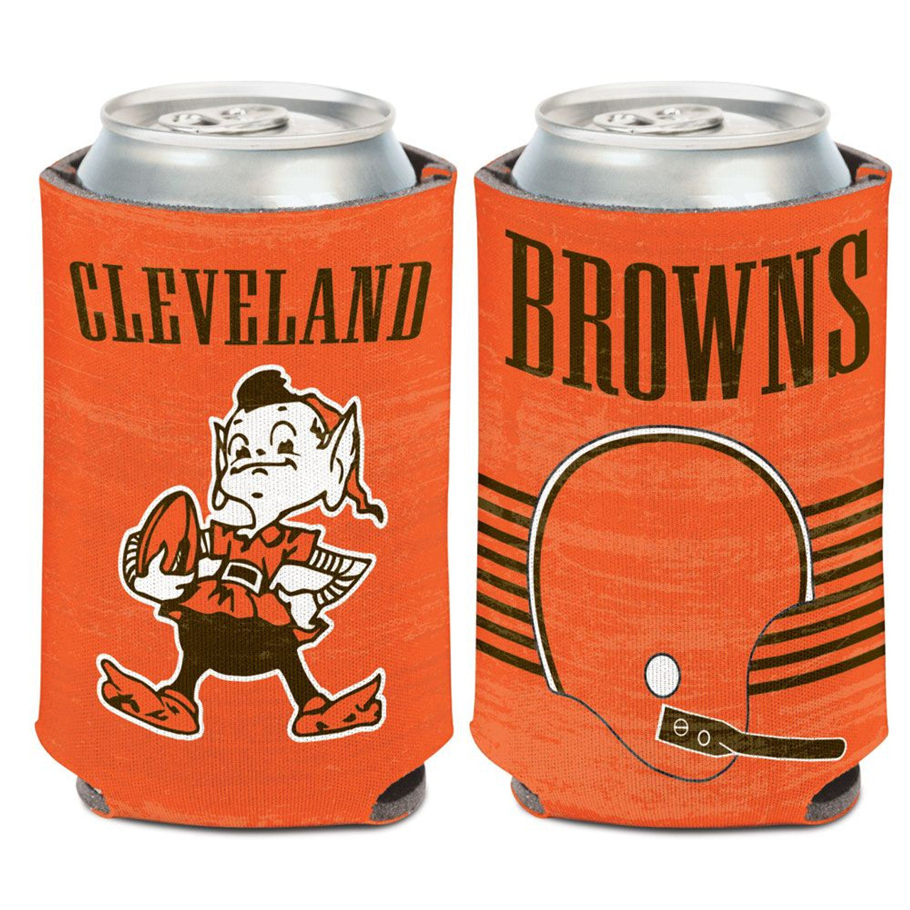 Cleveland Browns Can Cooler 12oz Retro Design - Sports Collectibles, Sports Memorabilia, Sports Fan Shop, Sports Gifts