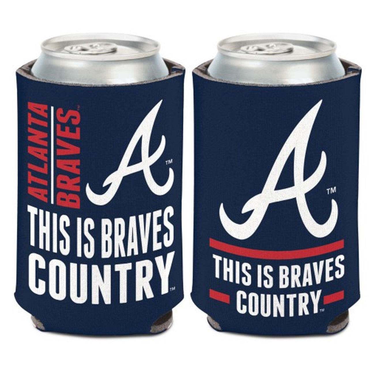 Atlanta Braves Can Cooler Slogan Design Special Order - Sports Collectibles, Sports Memorabilia, Sports Fan Shop, Sports Gifts