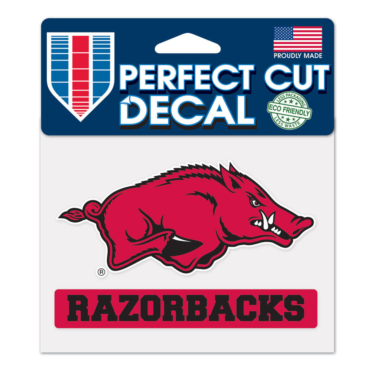 Arkansas Razorbacks Decal 4.5x5.75 Perfect Cut Color - Special Order - Sports Collectibles, Sports Memorabilia, Sports Fan Shop, Sports Gifts