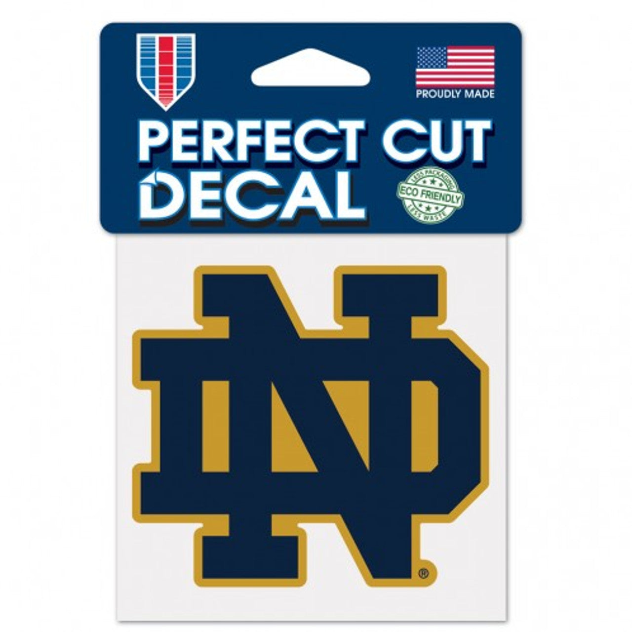 Notre Dame Fighting Irish Decal 4x4 Perfect Cut Color - Sports Collectibles, Sports Memorabilia, Sports Fan Shop, Sports Gifts